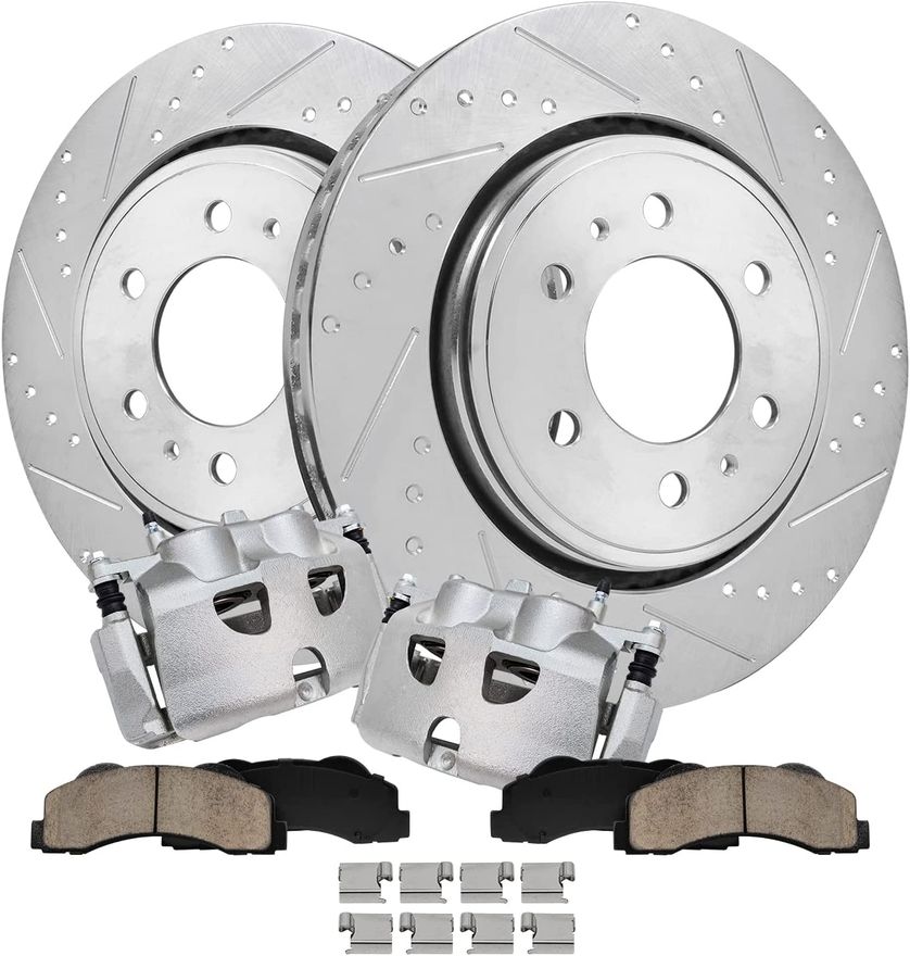 Main Image - Front Rotors Brake Pads Calipers