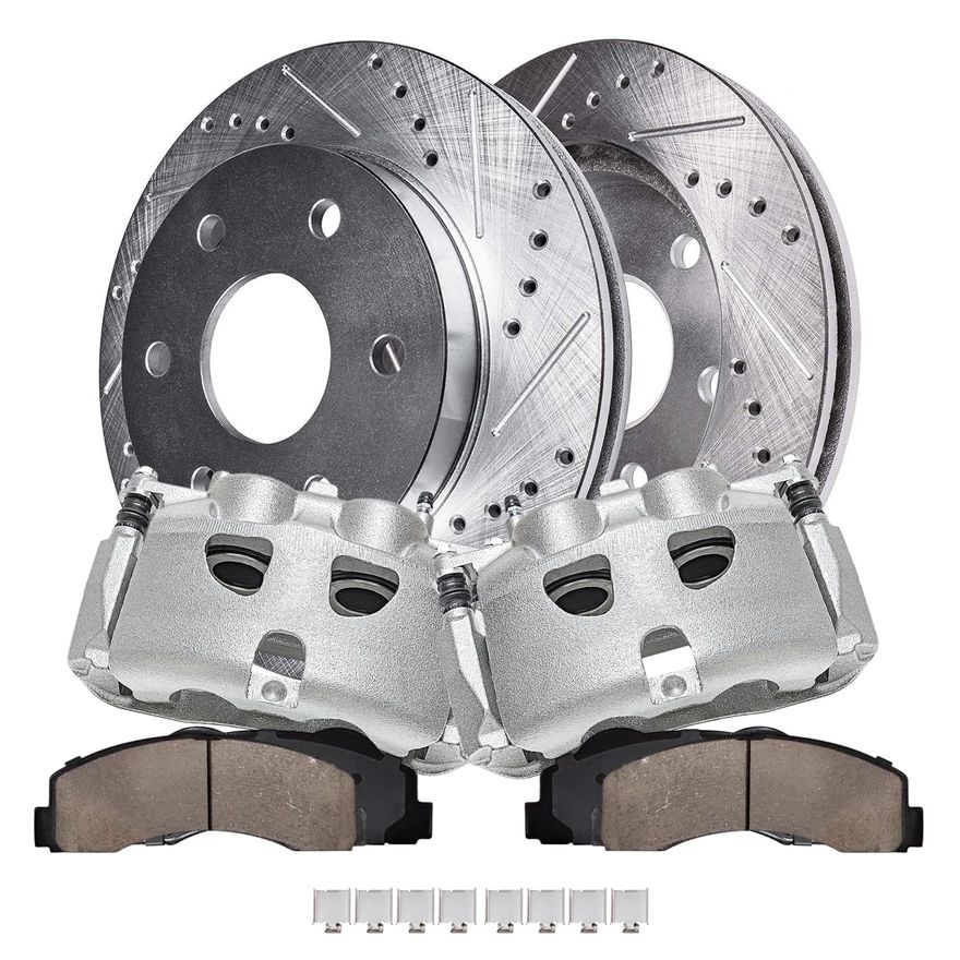 Main Image - Front Rotors Brake Pads Calipers