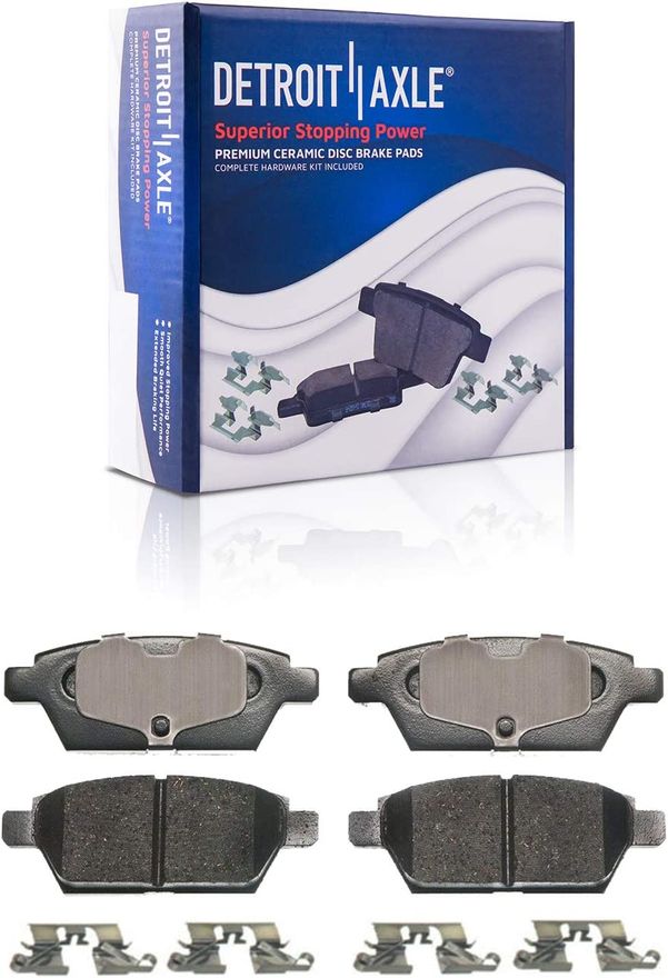 Rear Ceramic Brake Pads - P-1161 x2