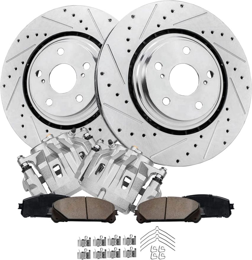 Main Image - Front Rotors Brake Calipers Pads