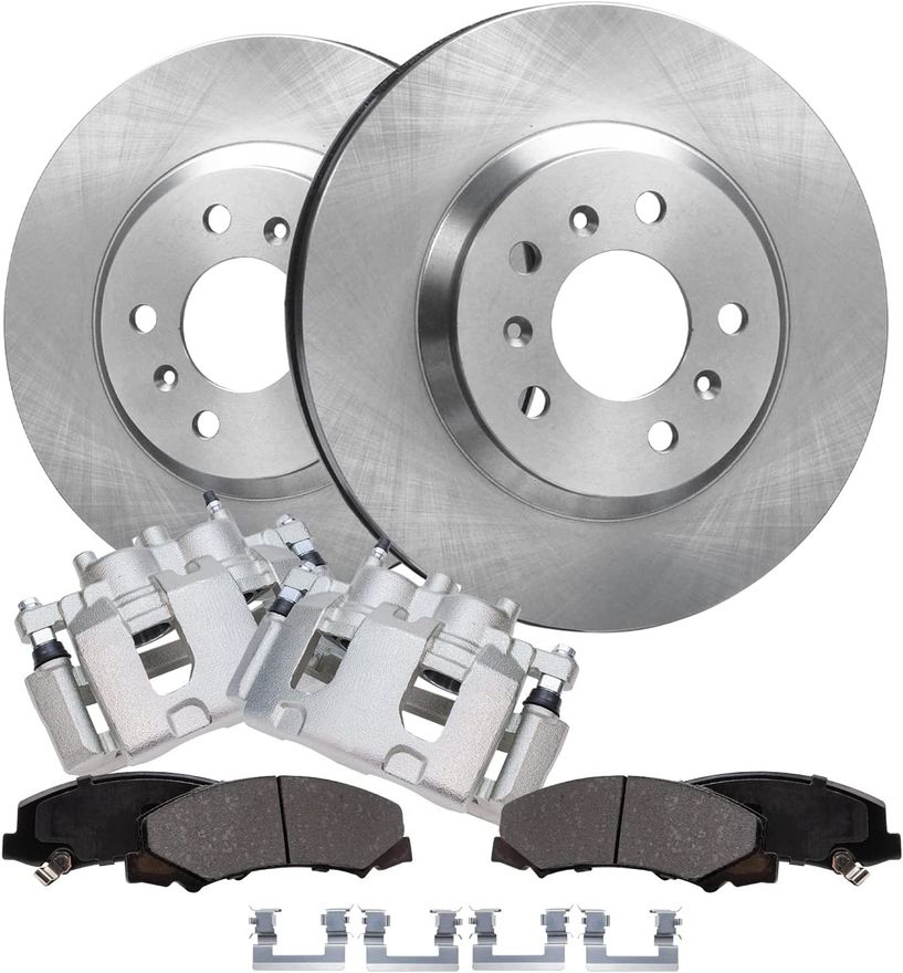 Main Image - Front Disc Rotors Pads Calipers
