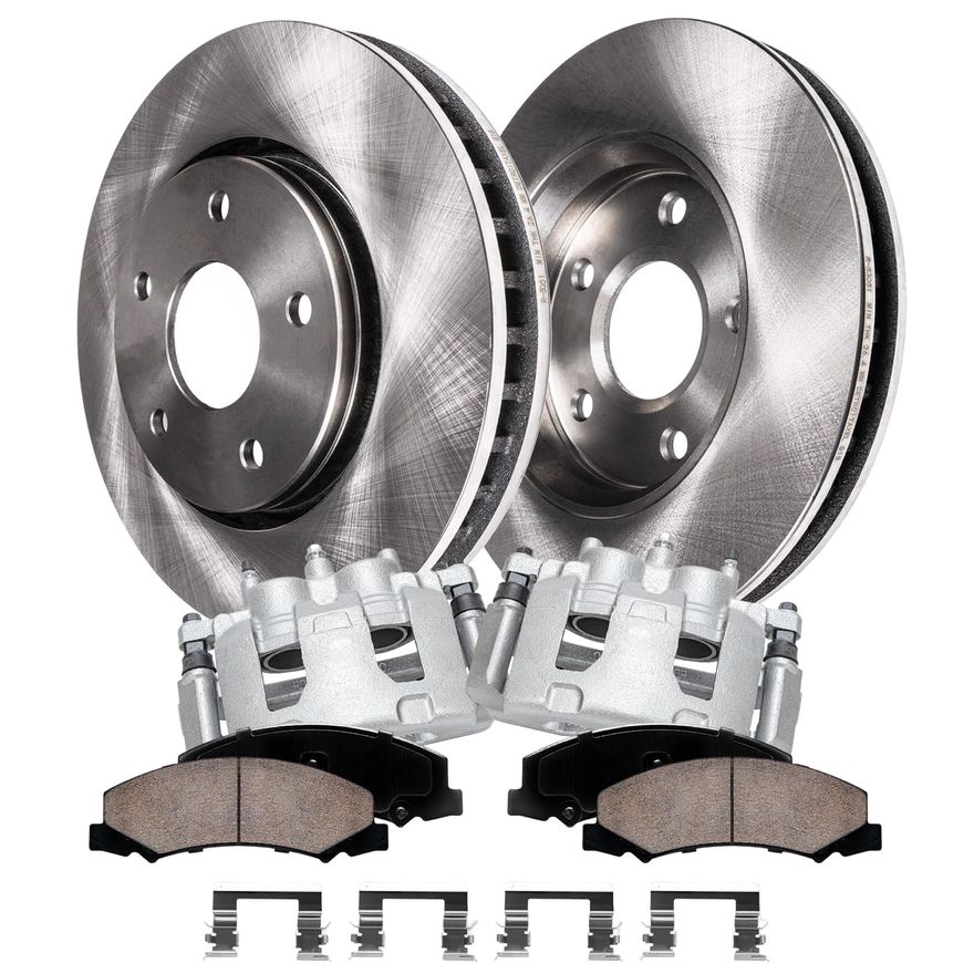 Main Image - Front Disc Rotors Pads Calipers