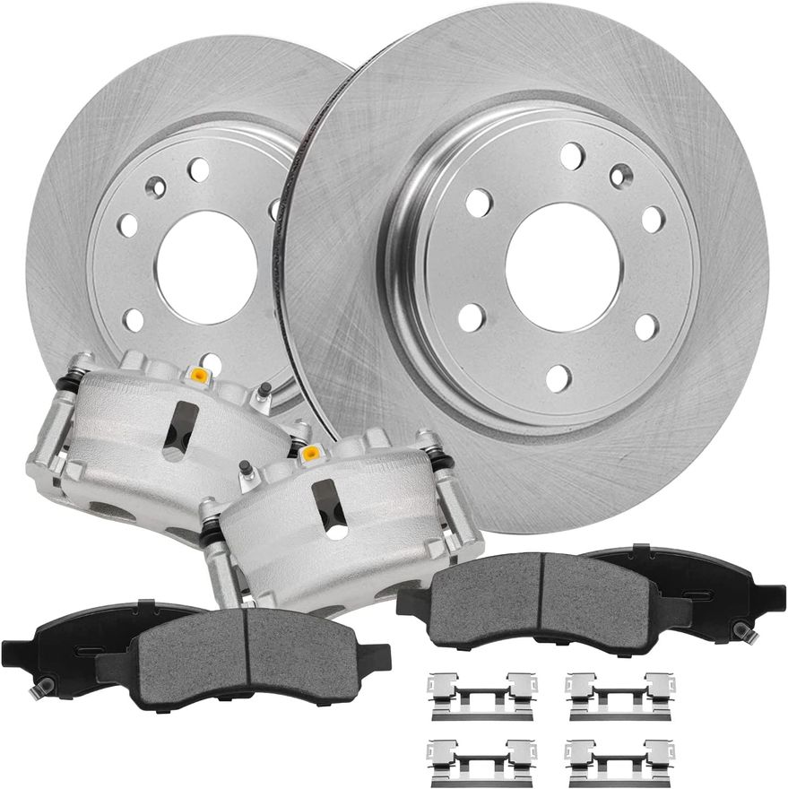 Main Image - Front Rotors Brake Calipers Pads