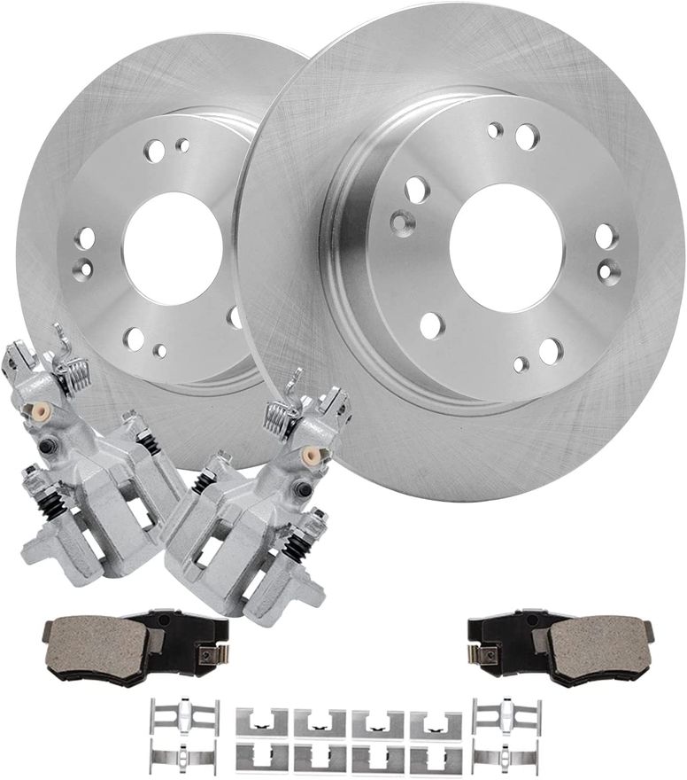 Main Image - Rear Rotors Brake Calipers Pads