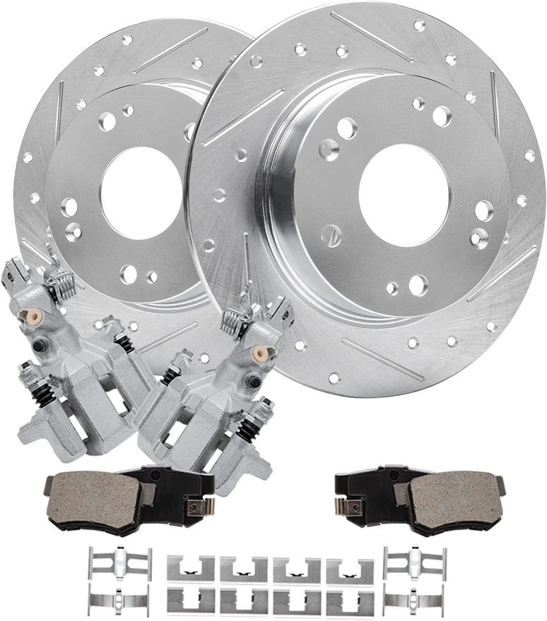 Main Image - Rear Rotors Brake Pads Calipers