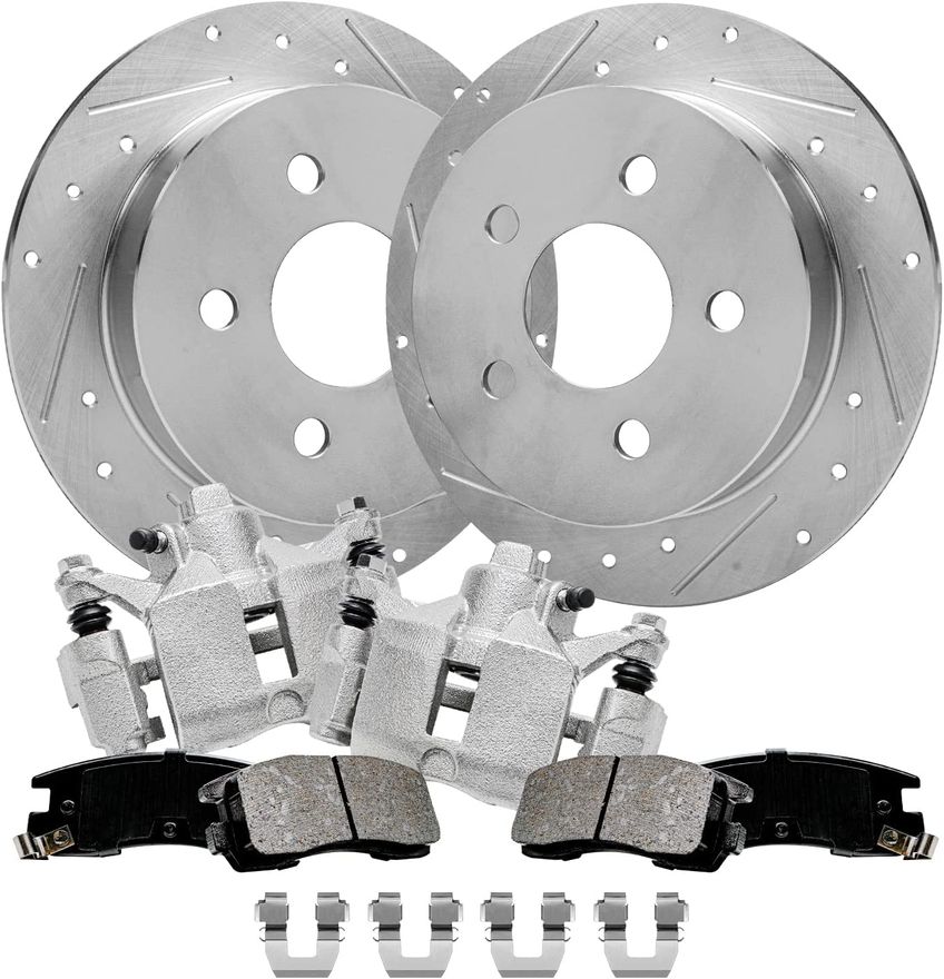Main Image - Rear Rotors Brake Pads Calipers