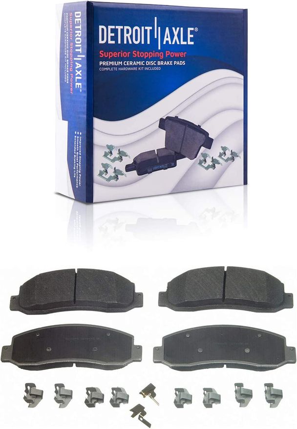 Front Ceramic Brake Pads - P-1096 x2