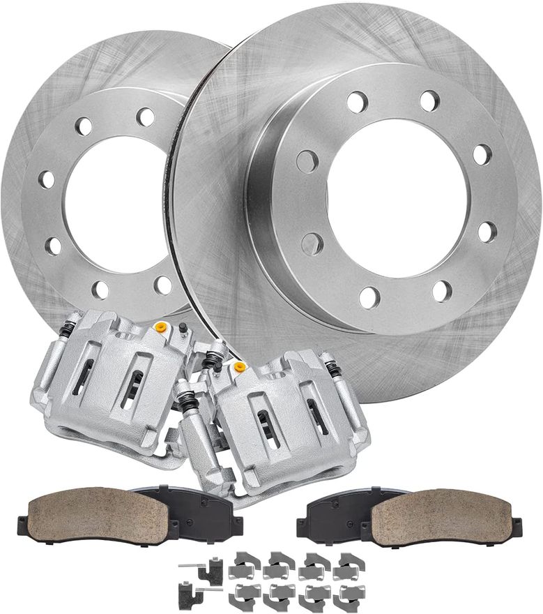 Main Image - Front Disc Rotors Pads Calipers