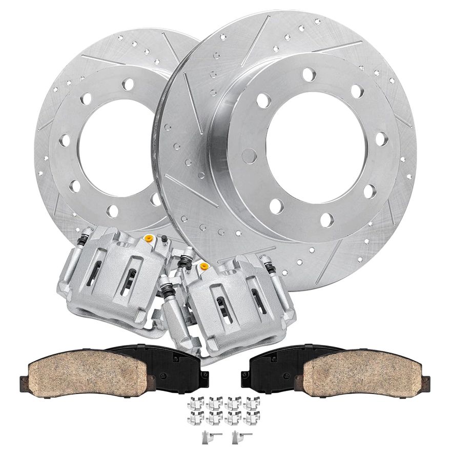 Main Image - Front Drilled Rotors Pad Caliper
