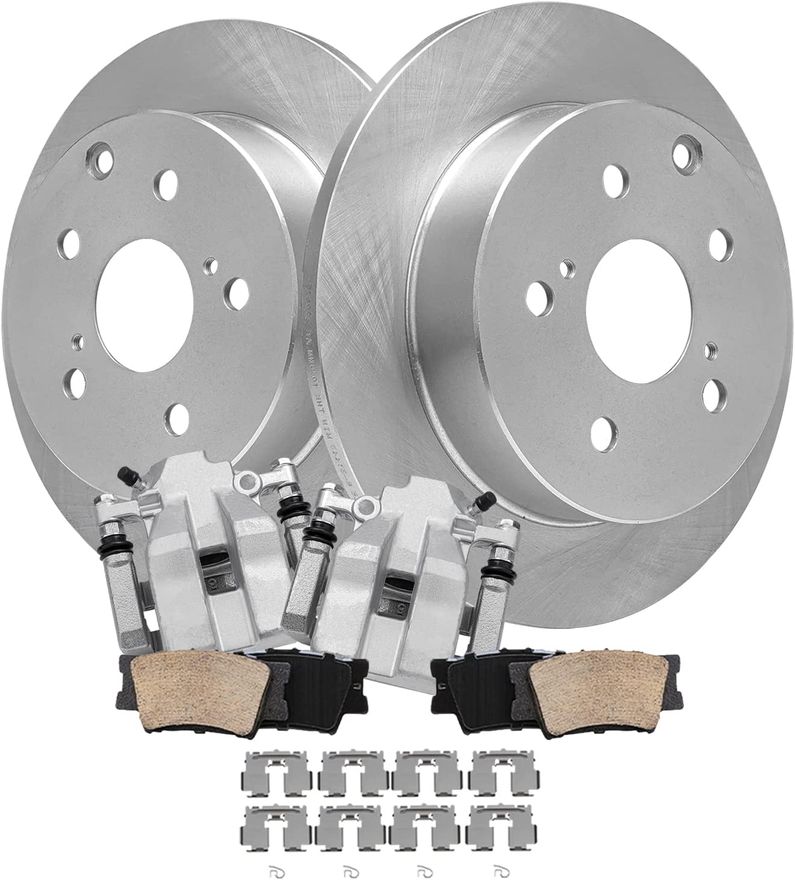 Main Image - Rear Rotors Brake Calipers Pads