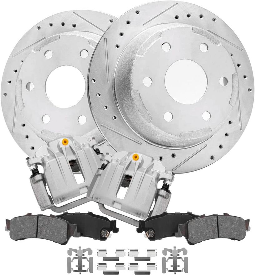 Main Image - Rear Rotors Brake Pads Calipers