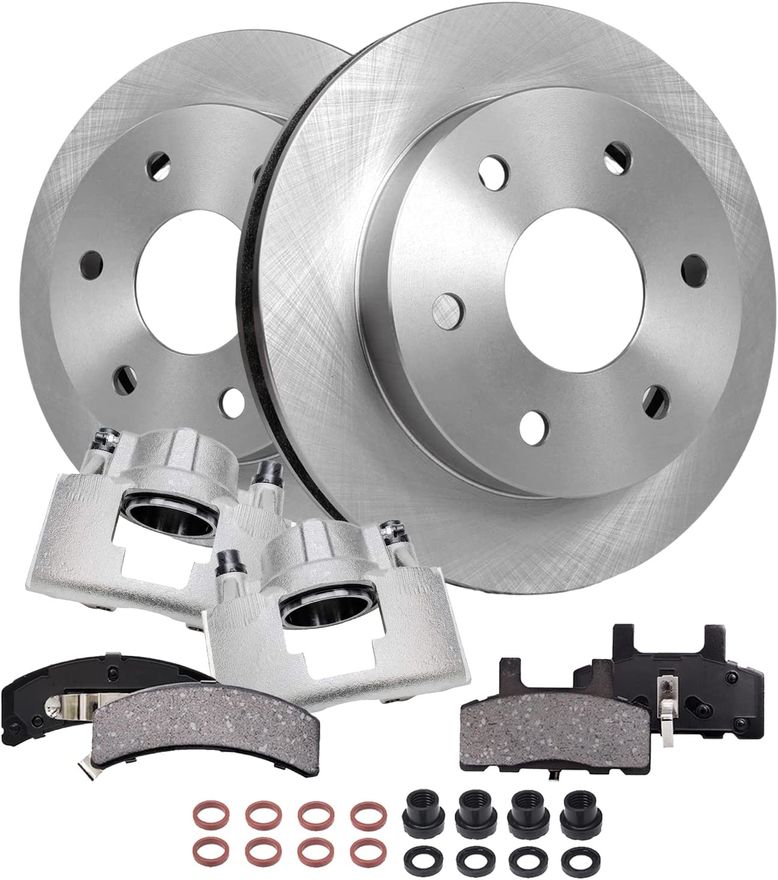 Main Image - Front Rotors Brake Calipers Pads