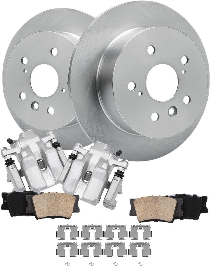 Main Image - Rear Rotors Brake Calipers Pads