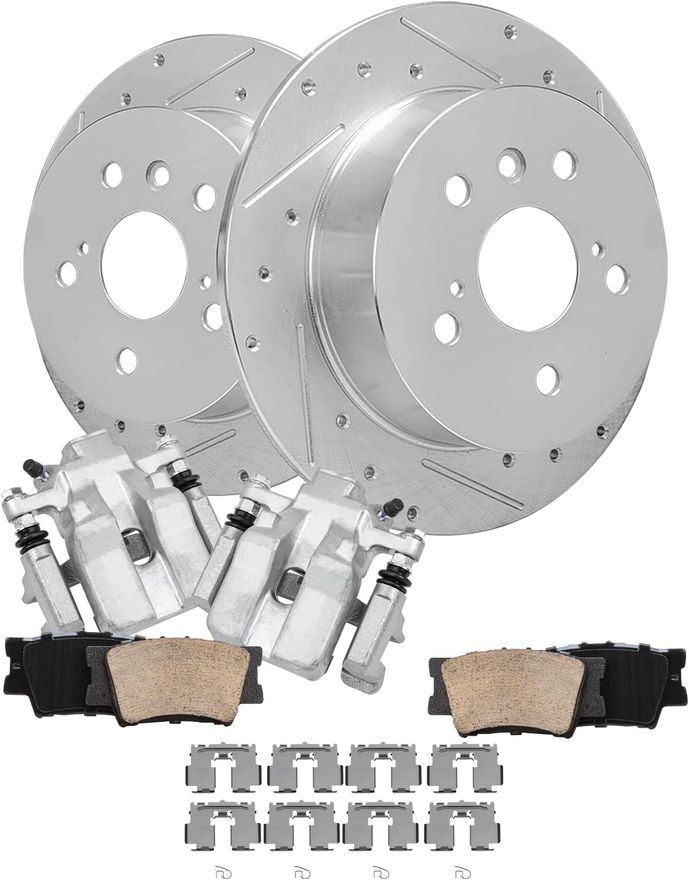 Main Image - Rear Rotors Brake Pads Calipers