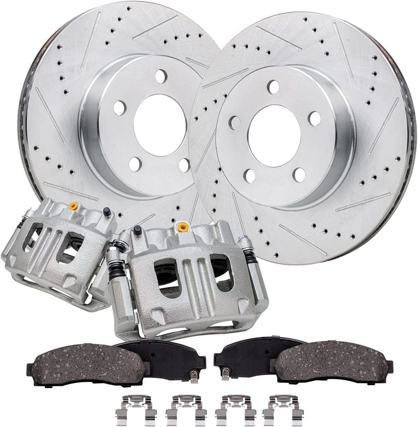 Main Image - Front Rotors Brake Calipers Pads