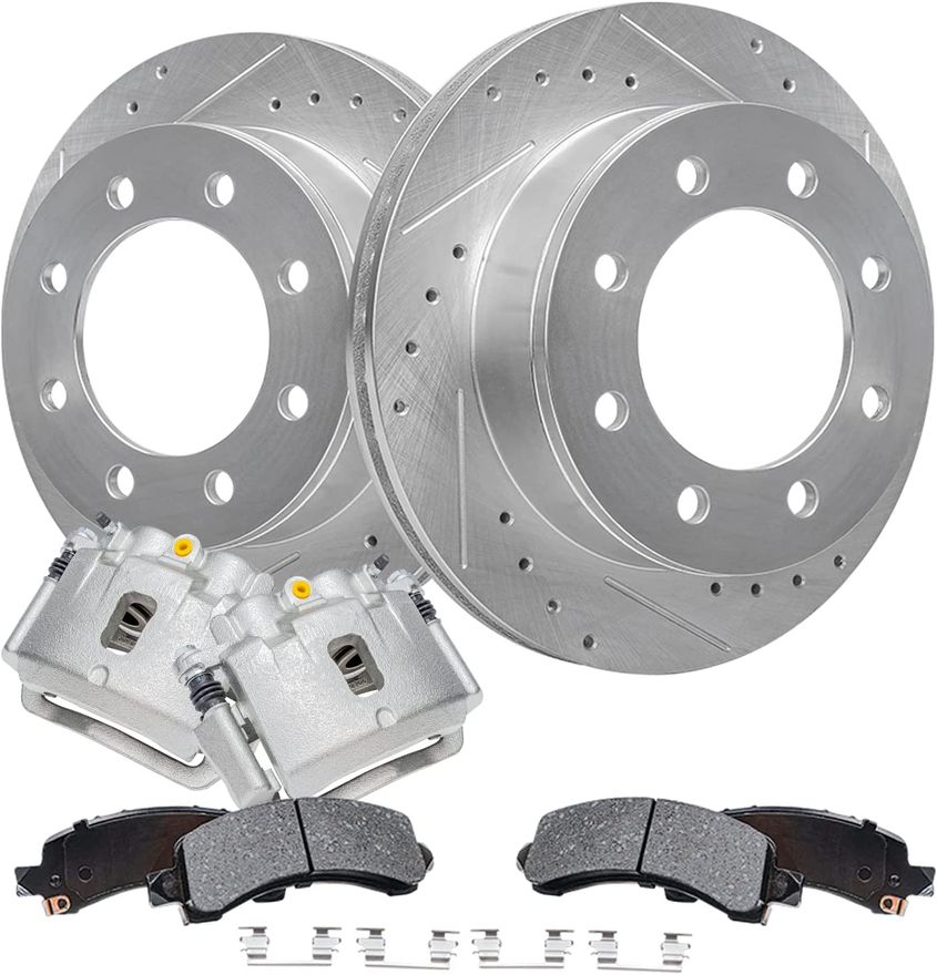 Main Image - Rear Rotors Brake Pads Calipers