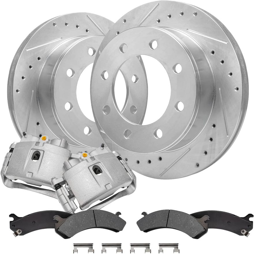 Main Image - Front Drilled Rotor Pad Caliper
