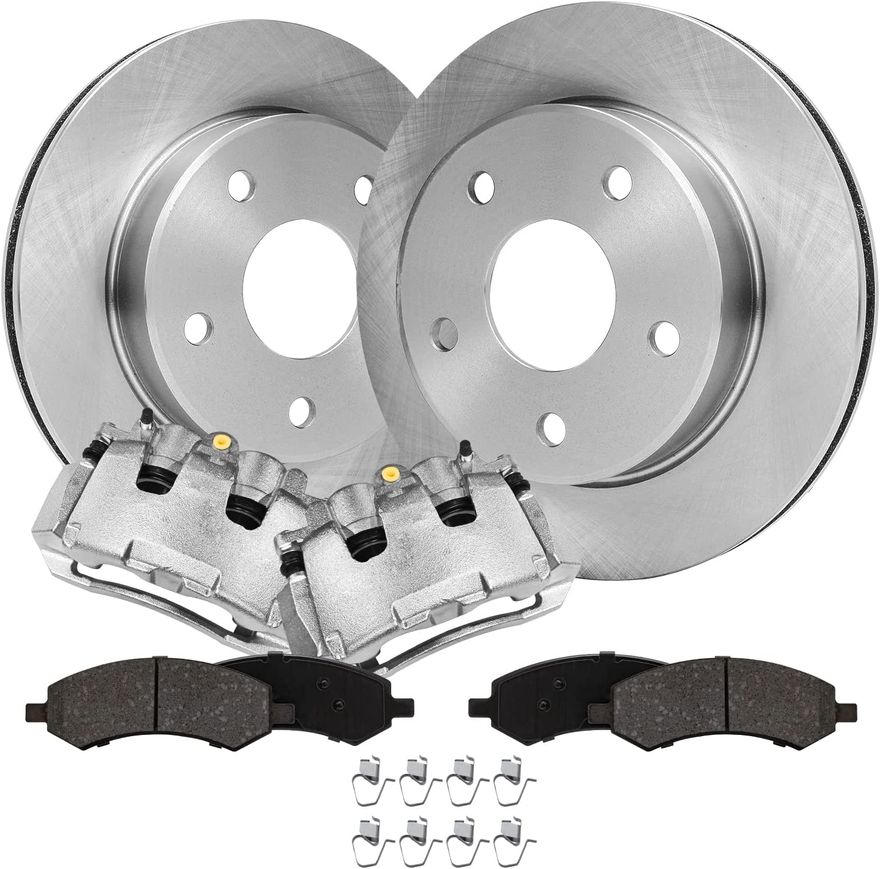 Main Image - Front Rotors Brake Calipers Pads