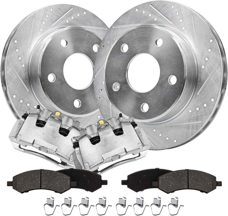 Main Image - Front Rotors Brake Calipers Pads