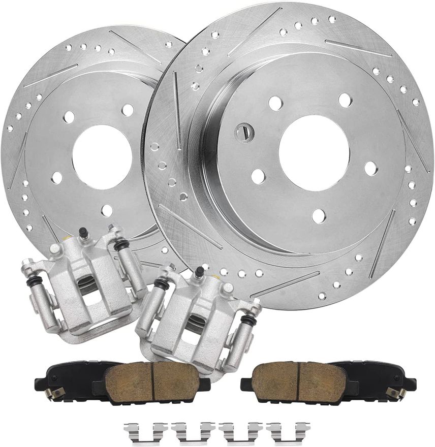 Main Image - Rear Rotors Brake Pads Calipers