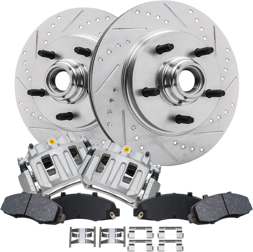 Main Image - Front Rotors Brake Calipers Pads