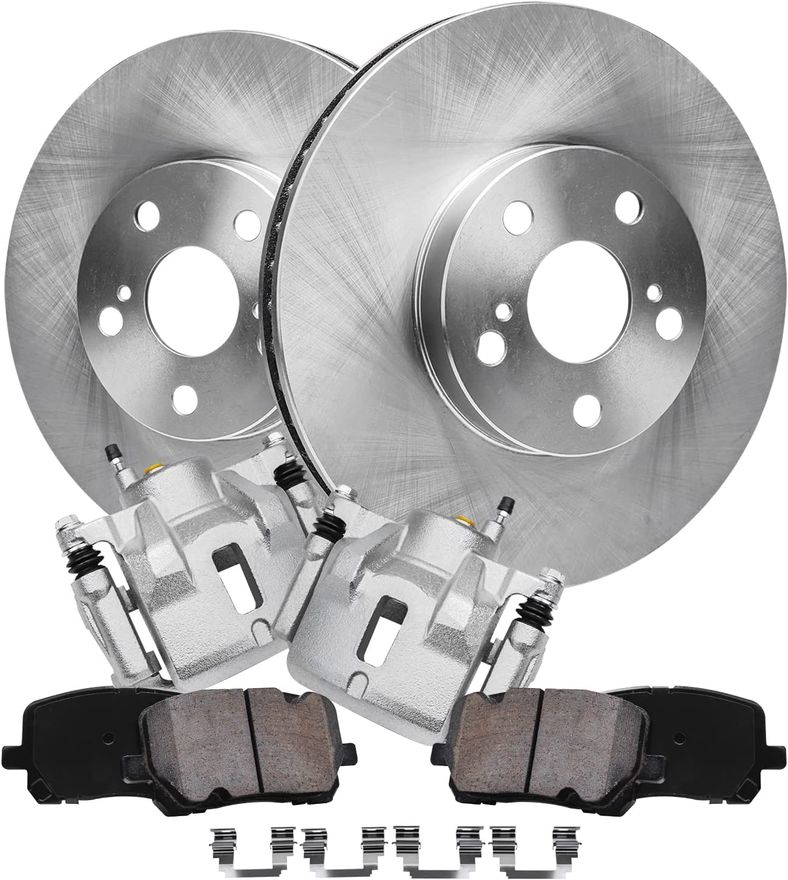 Main Image - Front Rotors Brake Calipers Pads