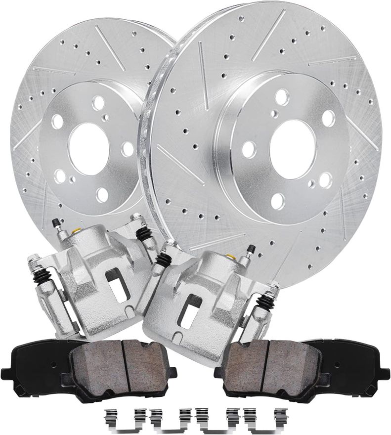 Main Image - Front Rotors Brake Calipers Pads