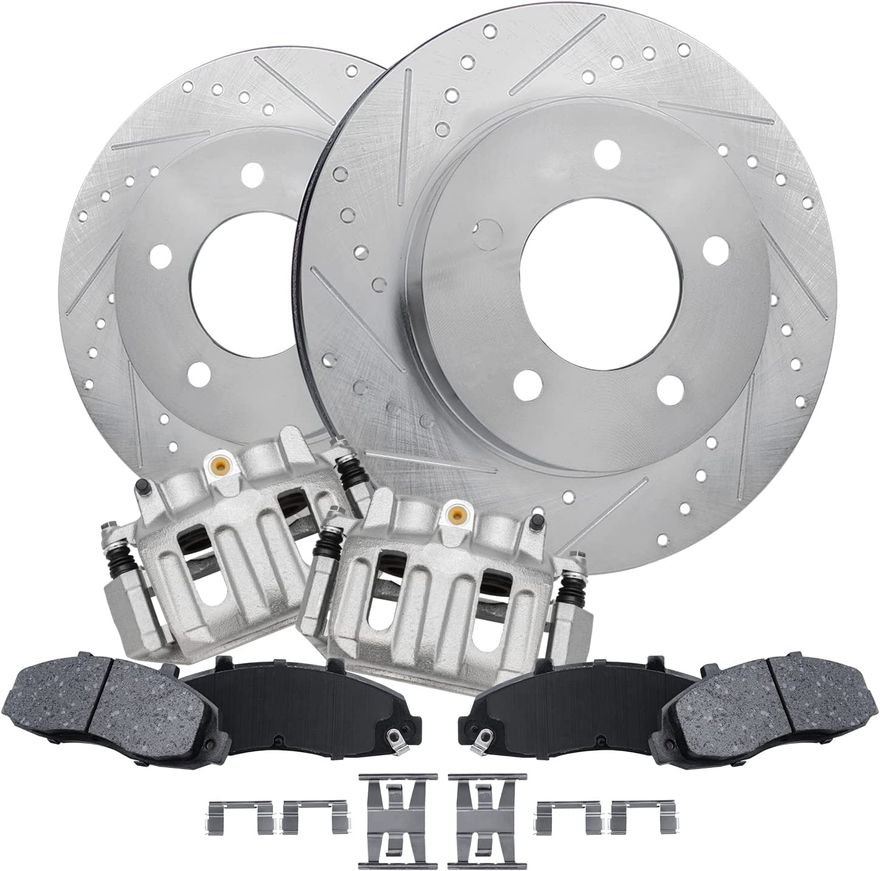 Main Image - Front Rotors Brake Calipers Pads