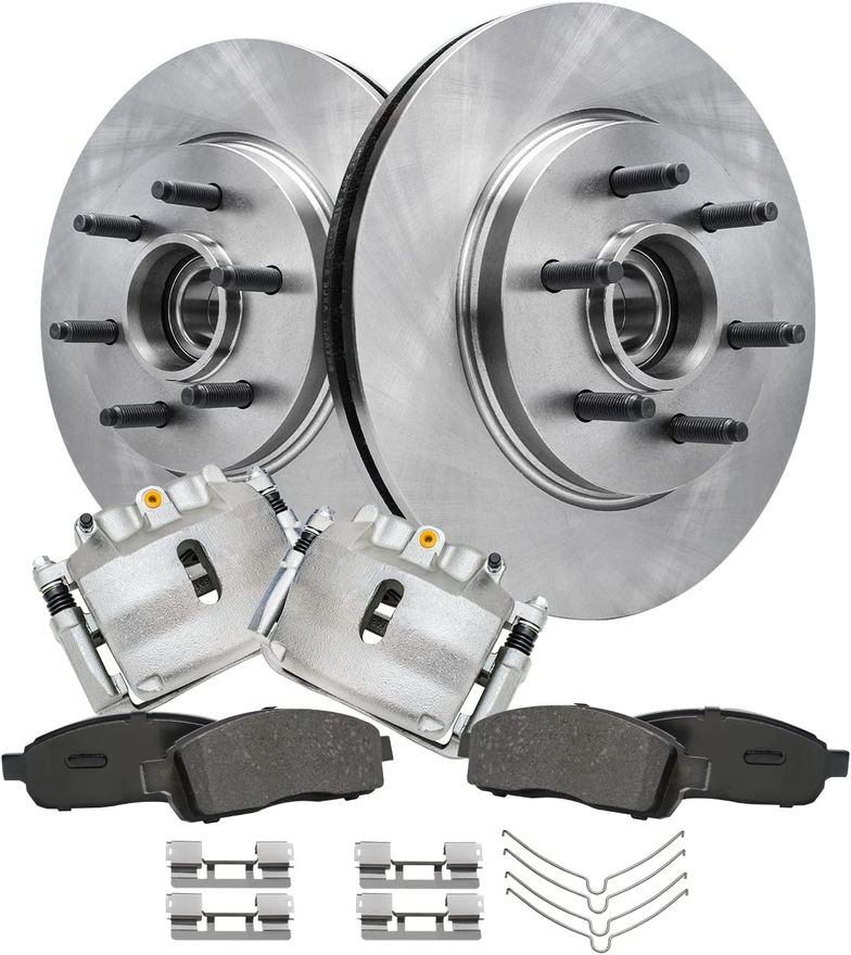 Main Image - Front Rotors Brake Calipers Pads