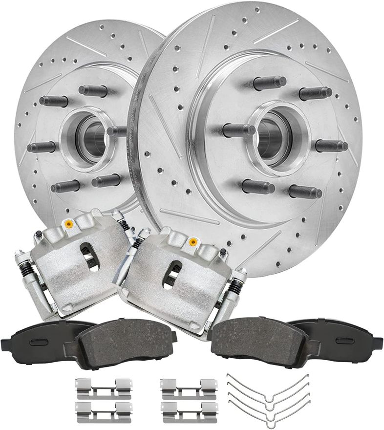 Main Image - Front Rotors Brake Calipers Pads