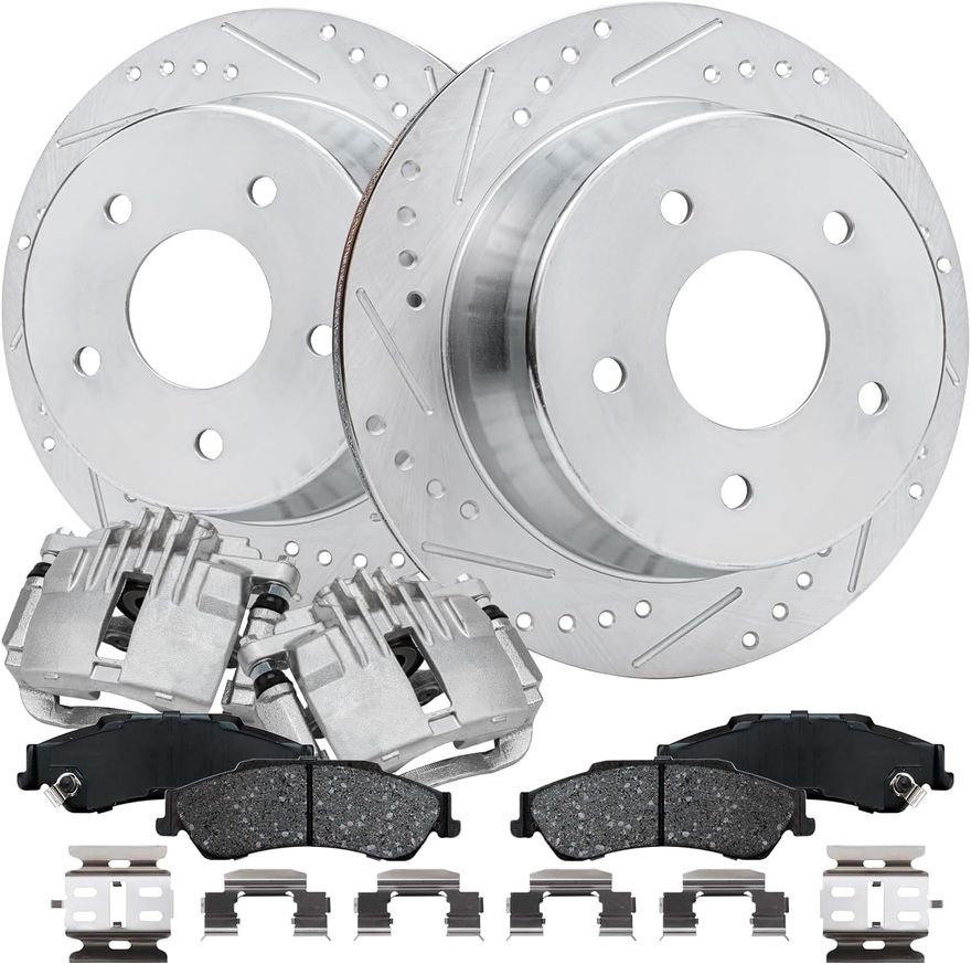 Main Image - Rear Rotors Brake Pads Calipers