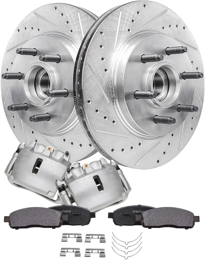 Main Image - Front Rotors Brake Calipers Pads