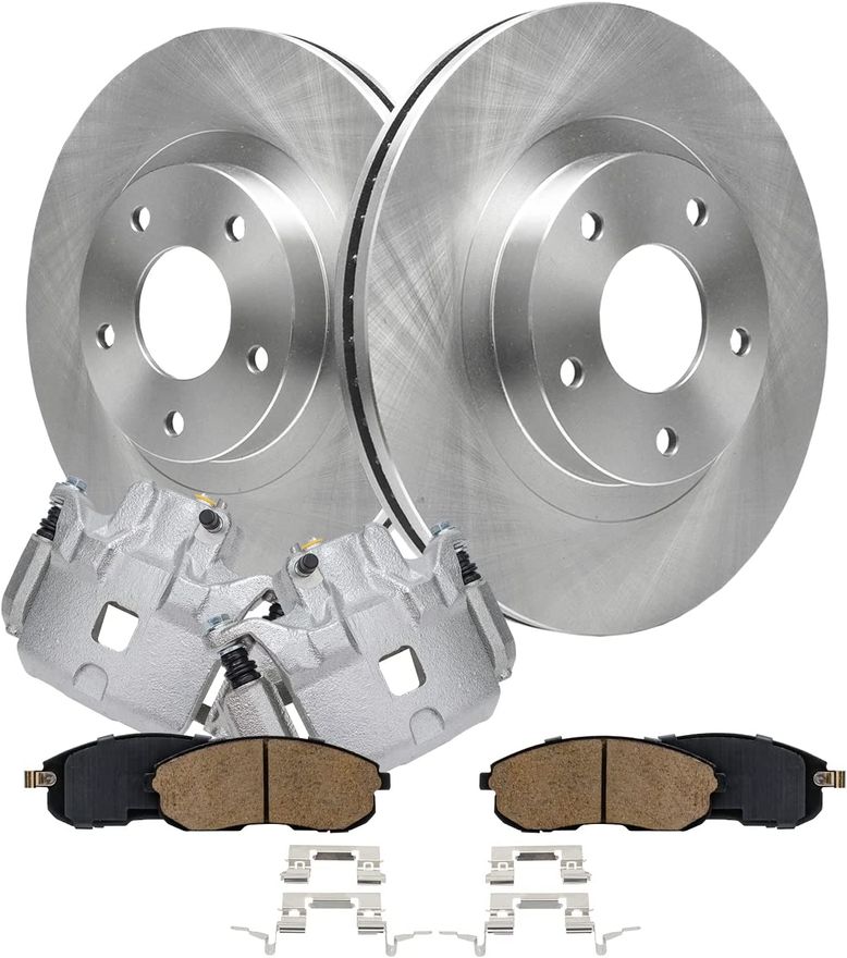 Main Image - Front Disc Rotors Pads Calipers