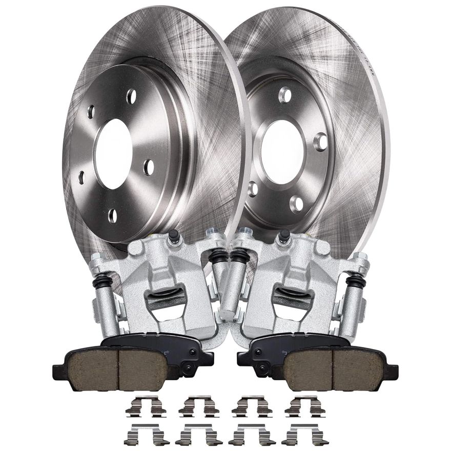 Main Image - Rear Disc Rotors Pads Calipers