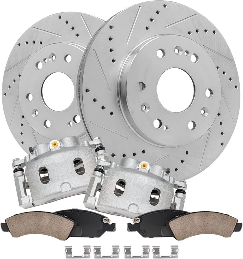 Main Image - Front Rotors Brake Pads Calipers