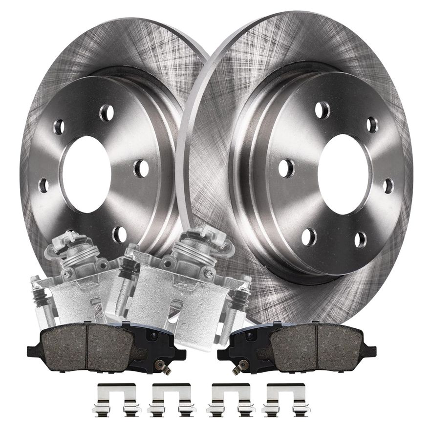 Main Image - Rear Disc Rotors Brake Pads