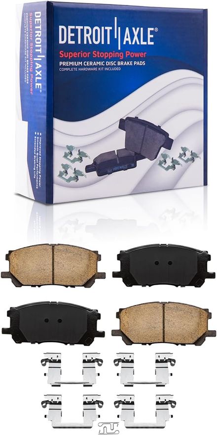 Front Ceramic Brake Pad - P-1005 x2