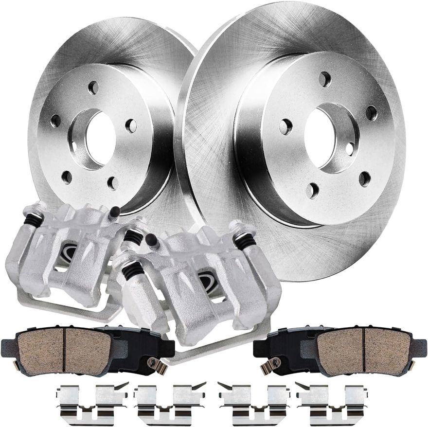 Main Image - Rear Disc Rotors Brake Pads