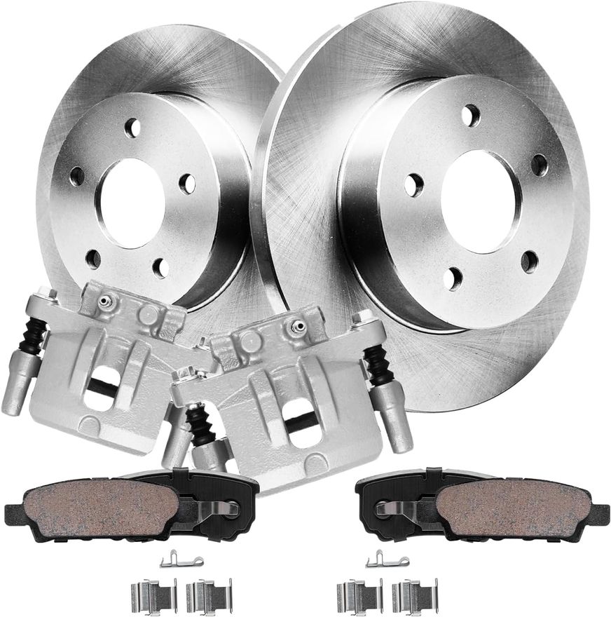 Main Image - Rear Disc Rotors Brake Pads