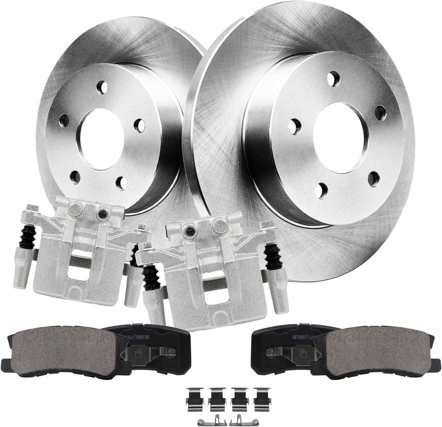 Main Image - Rear Disc Rotors Brake Pads