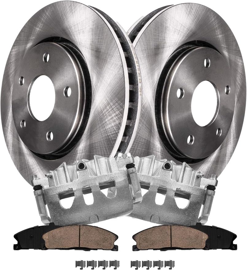 Main Image - Front Rotors Brake Calipers Pads