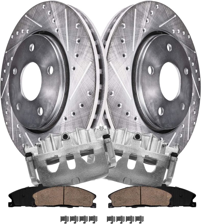 Main Image - Front Rotors Brake Calipers Pads