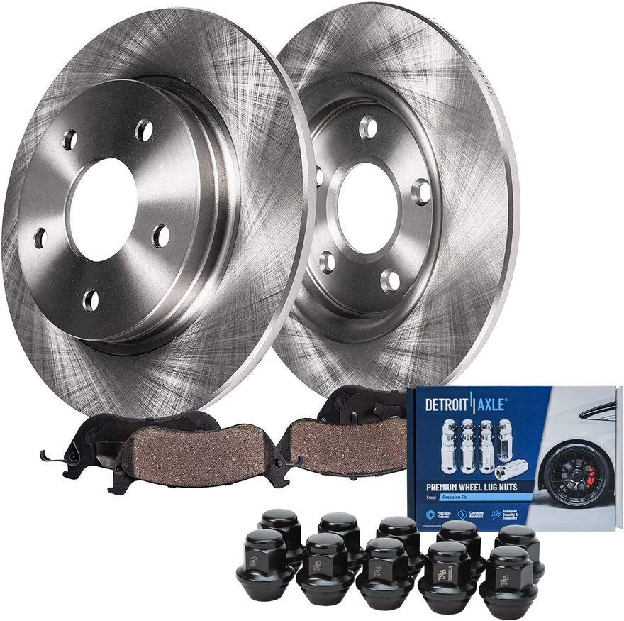 Main Image - Rear Disc Rotors Brake Pads