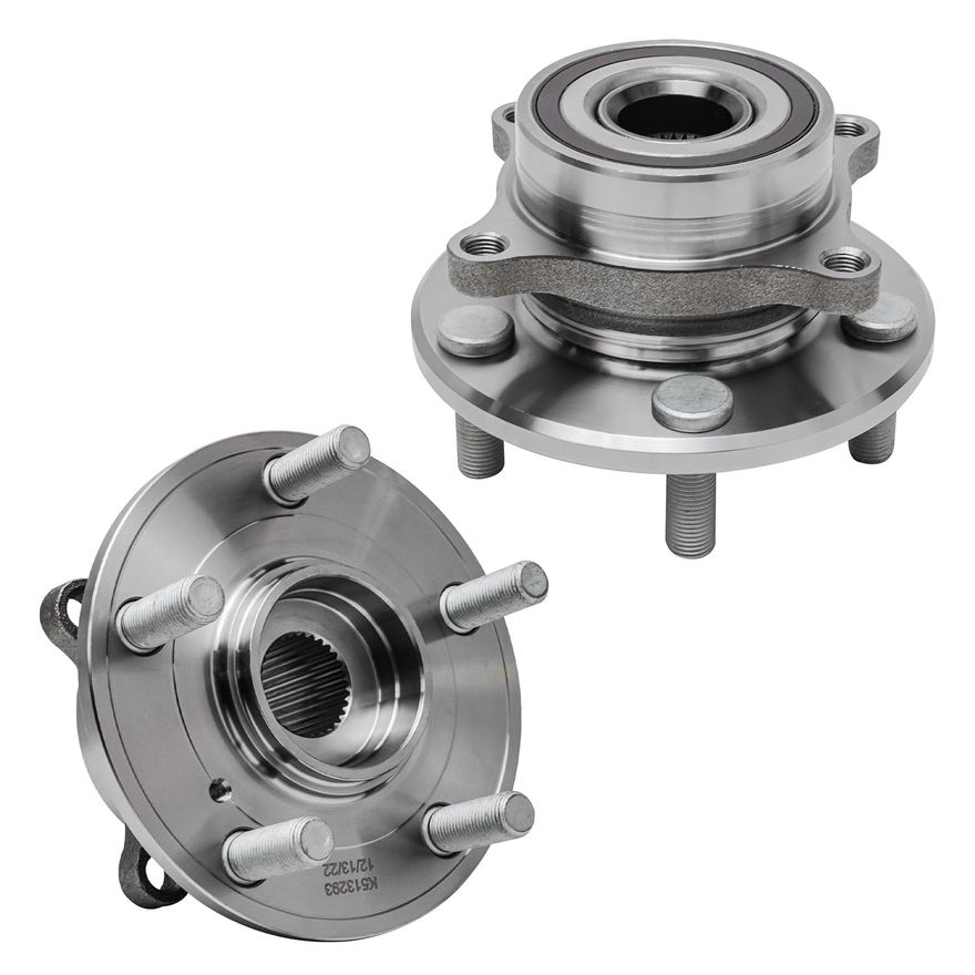 Front Wheel Hub and Bearings - 513293 x2