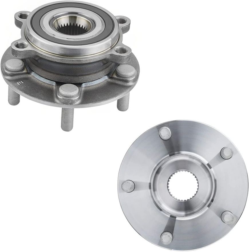 Front Wheel Hub and Bearings - 513347 x2