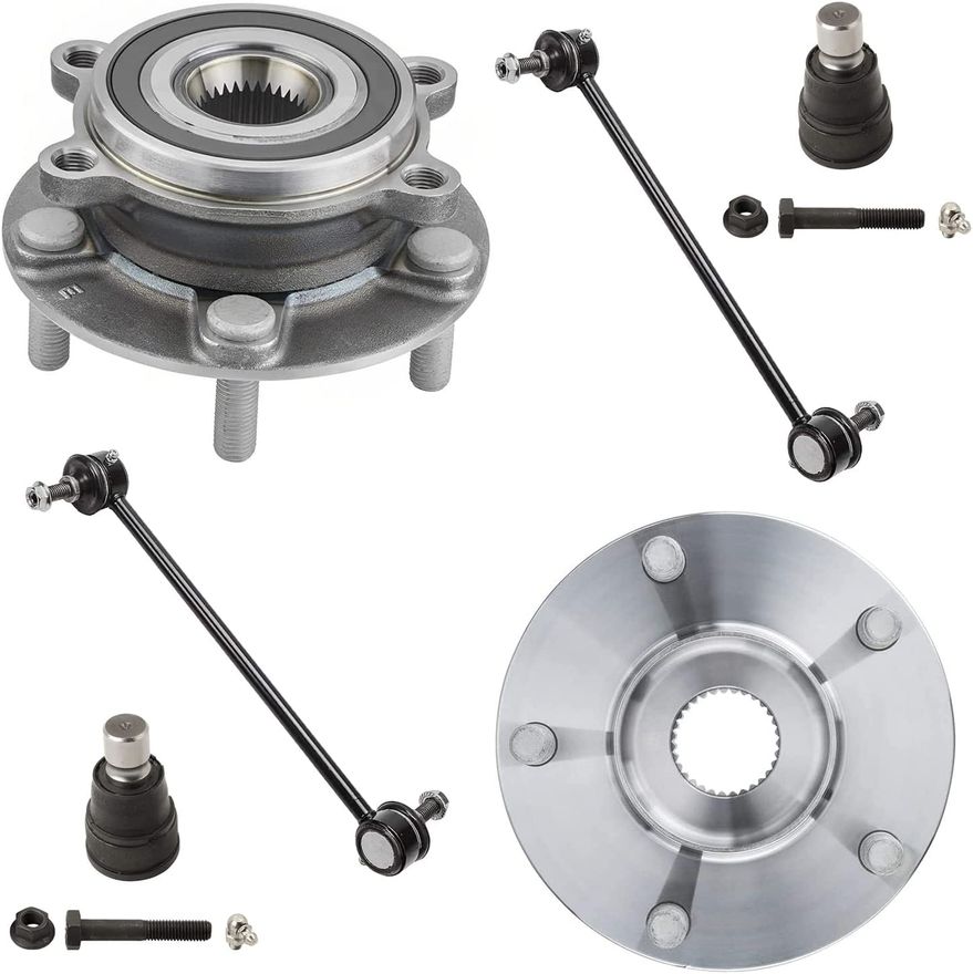 Main Image - Front Wheel Hubs Sway Bars Kit