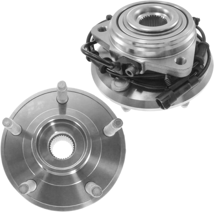 Front Wheel Hub and Bearing - HA590482 x2