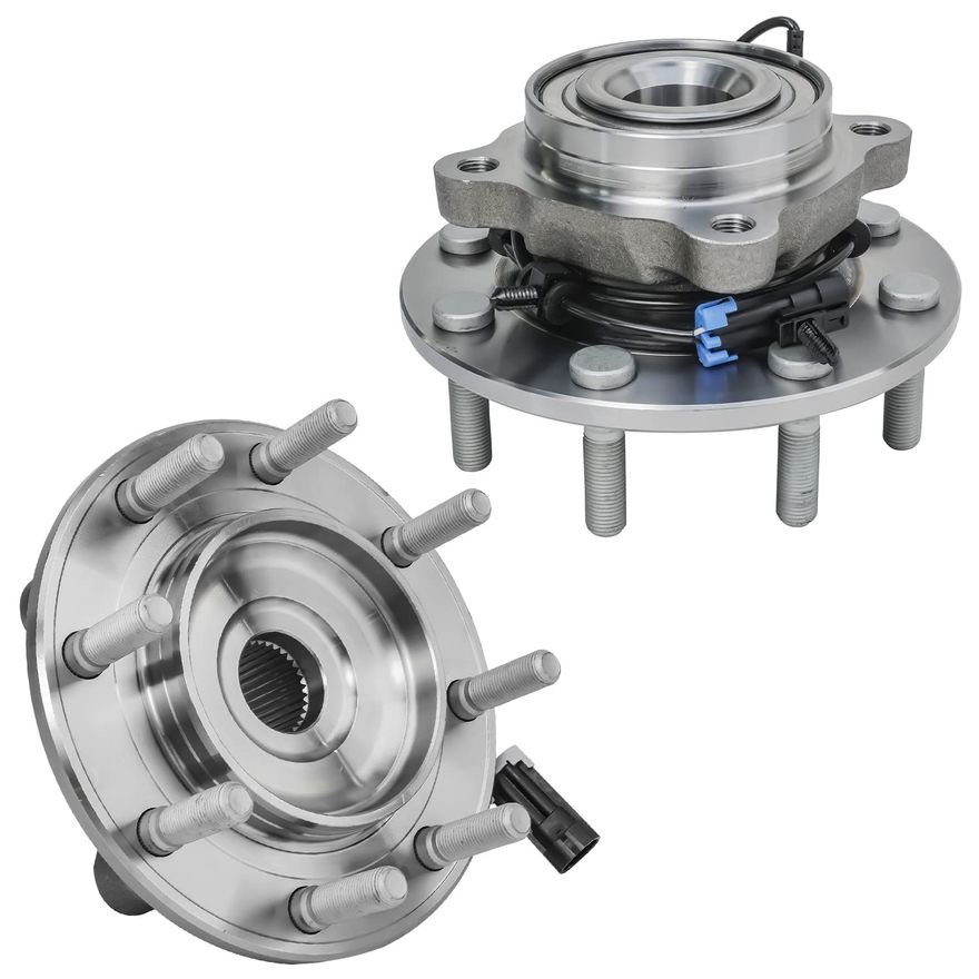 Front Wheel Hub and Bearings - 515099 x2