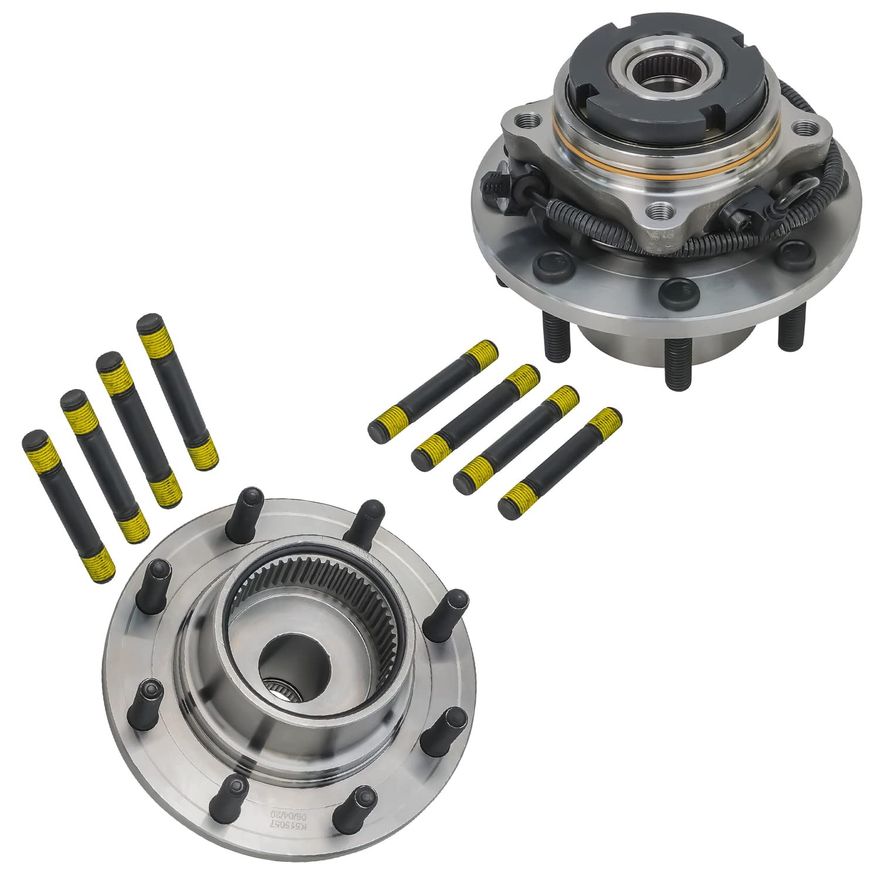 Front Wheel Hub and Bearings - 515057 x2