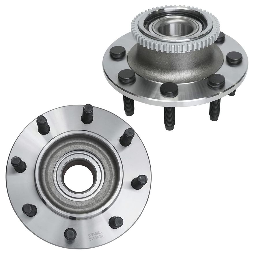 Front Wheel Hub and Bearings - 515112 x2